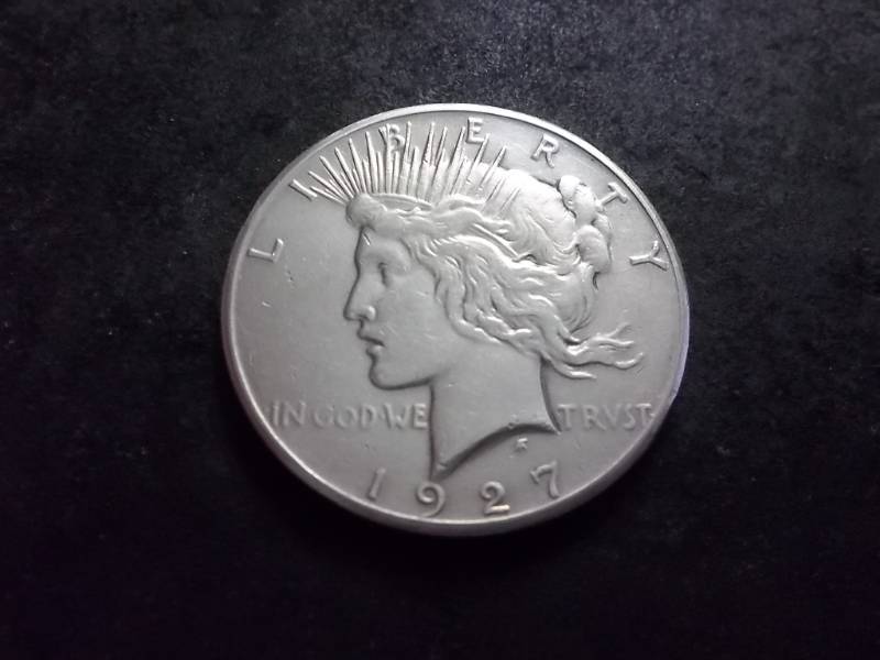 1927 Peace Silver Dollar