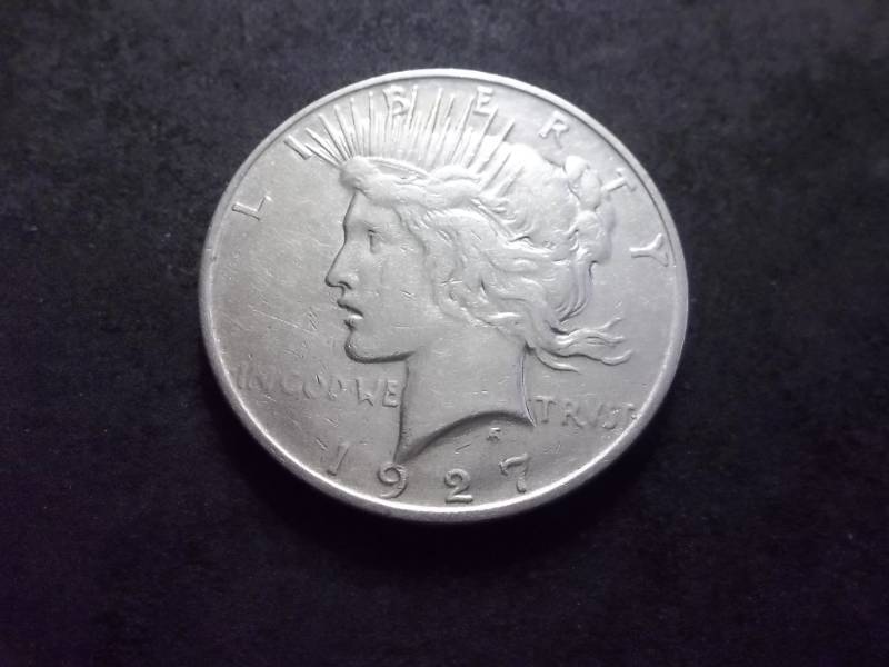 1927 D Peace Silver Dollar