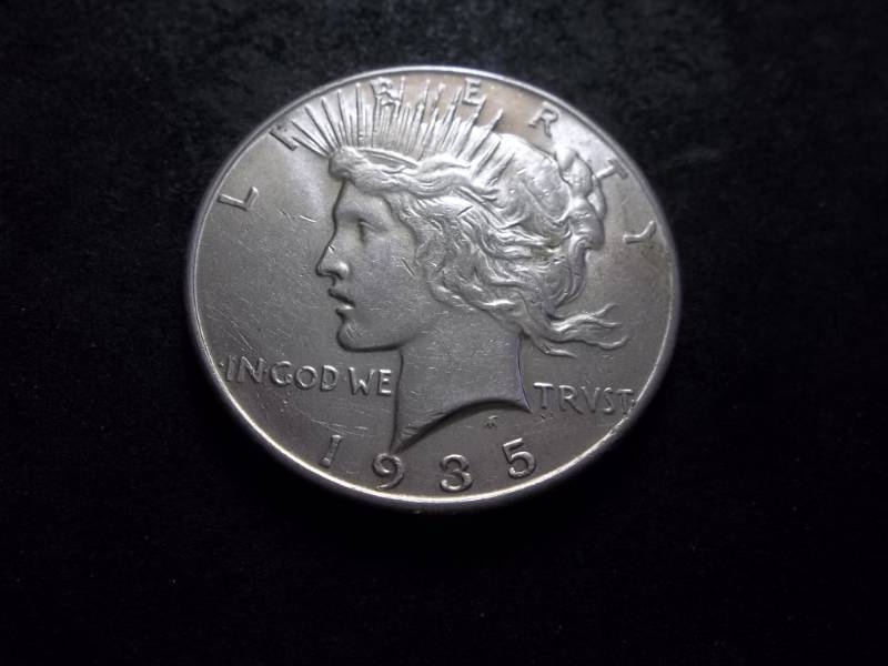 1935 Peace Silver Dollar