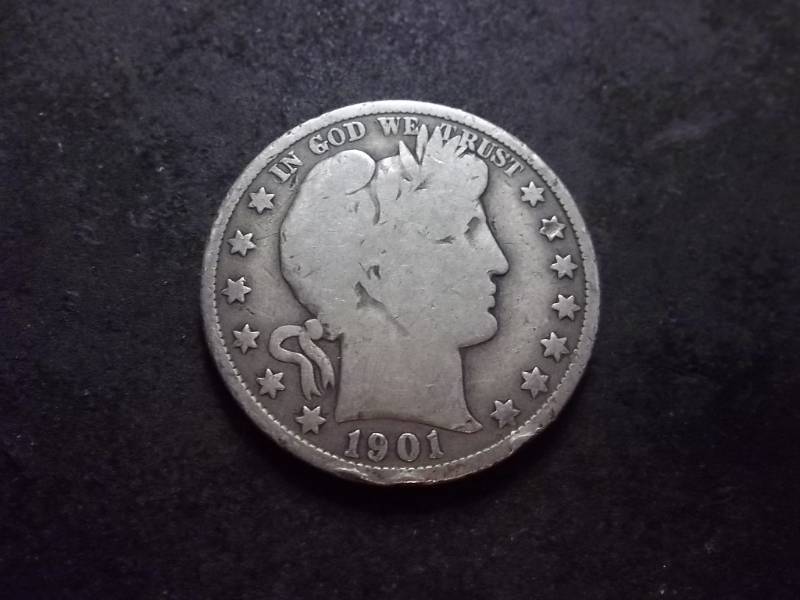 1901 Barber Half Dollar