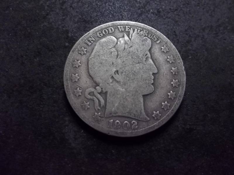 1902 S Barber Half Dollar
