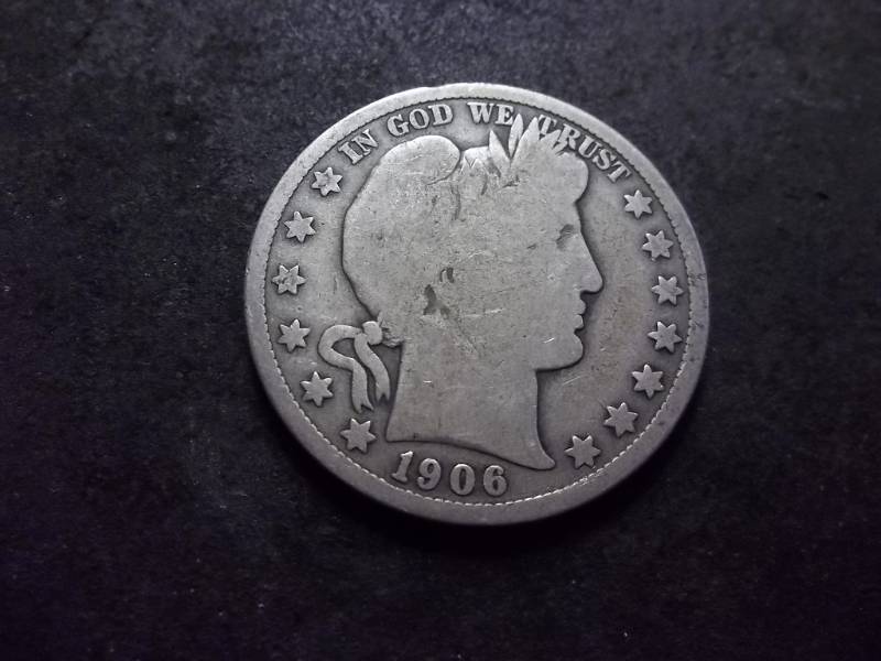 1906 Barber Half Dollar