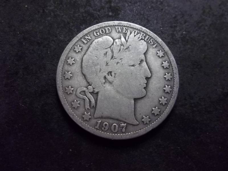1907 Barber Half Dollar
