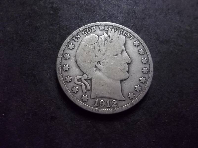 1912 D Barber Half Dollar