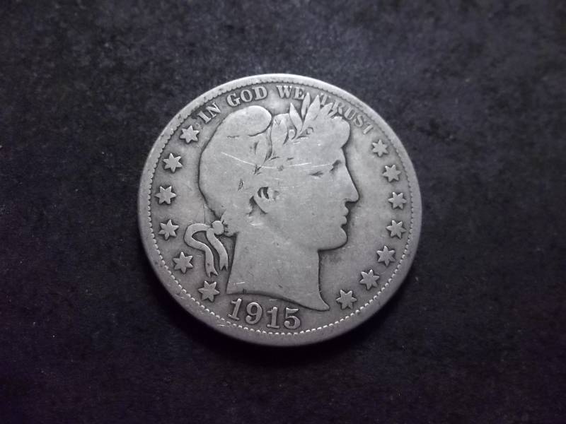 1915 D Barber Half Dollar