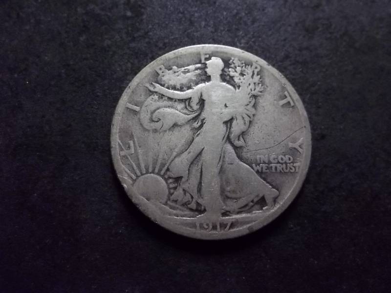 1917 D Reverse Mint Walker Half Dollar