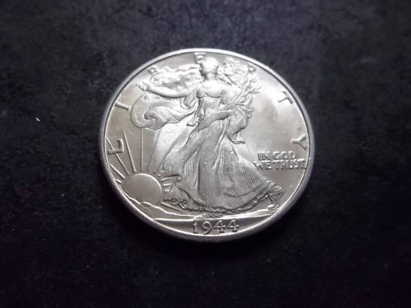 1944 D Walker Half Dollar