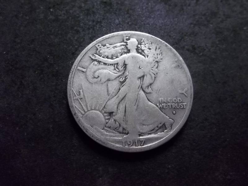 1917 S Obverse Mint Walker Half Dollar