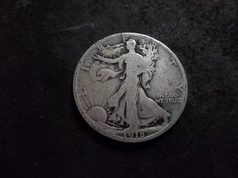 1918 D Walker Half Dollar