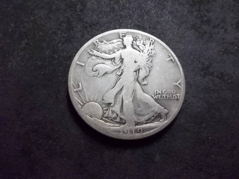 1919 S Walker Half Dollar