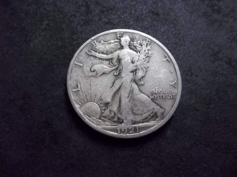 1921 S Walker Half Dollar