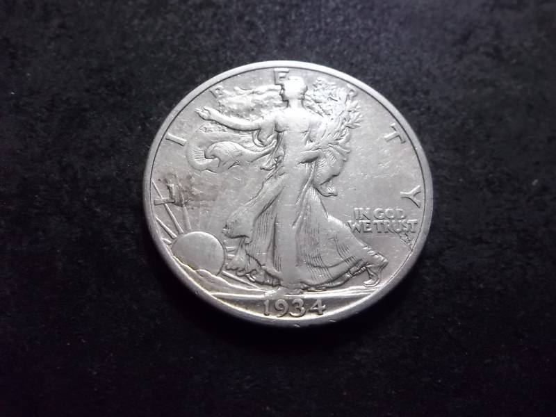 1934 S Walker Half Dollar