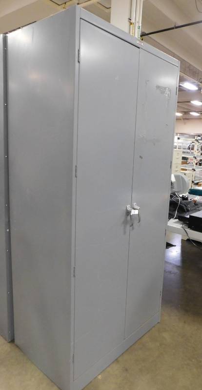 lot 4 image: Metal Storage Cabinet #1 - 36(w) x 78(h) x 24(d)