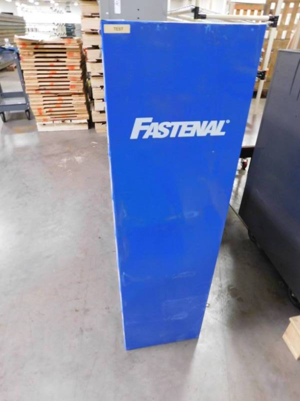 lot 20 image: Fastenal Nut & Bolt Bin - 34(w) x 78(h) x 12(d)