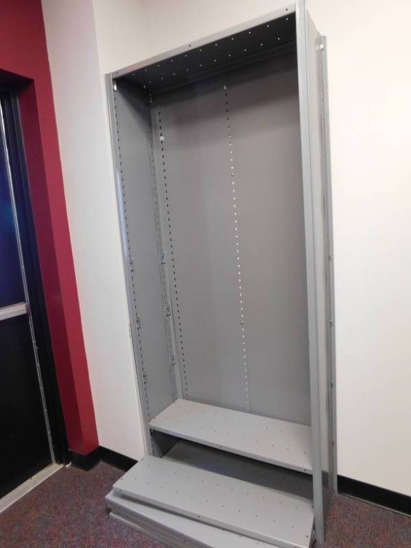 lot 35 image: Metal Storage Unit - 84(h) x 38.25(w) x 12.5(d)