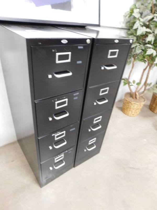 lot 63 image: Two Prints & File Cabinets