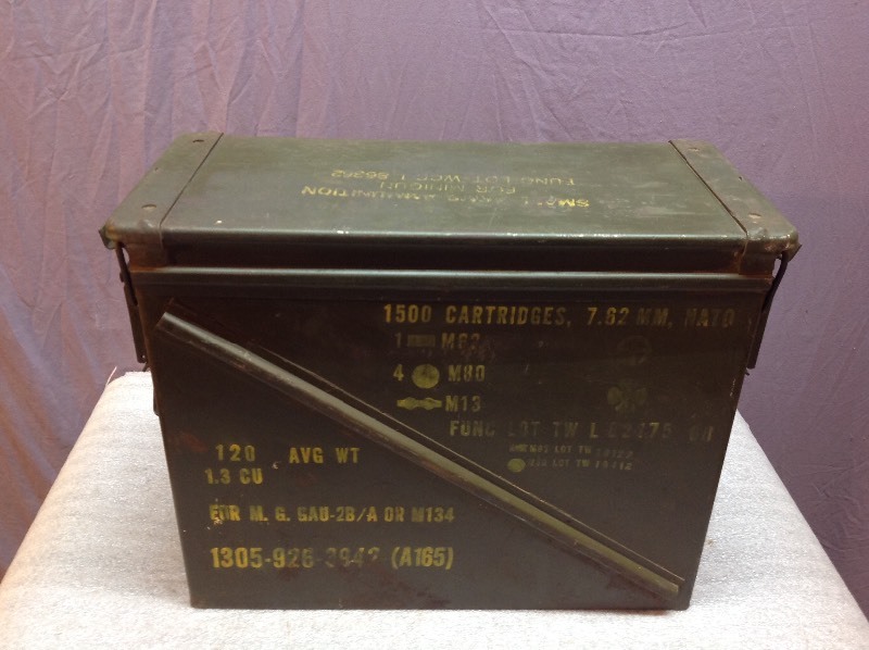 lot 20 image: Metal Ammo Box
