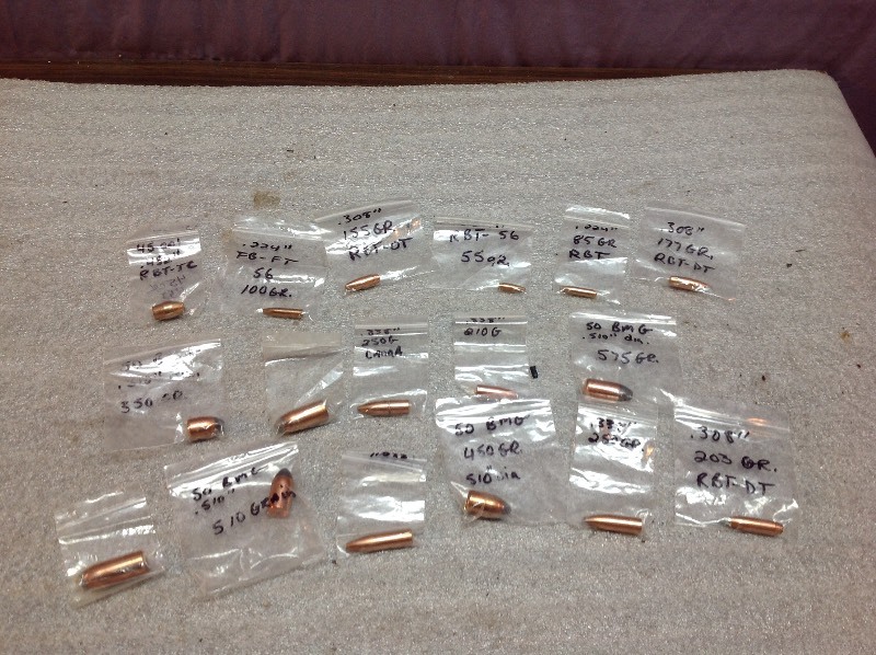 lot 31 image: Bullet Samples
