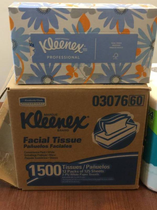 Toilet Paper and Kleenex