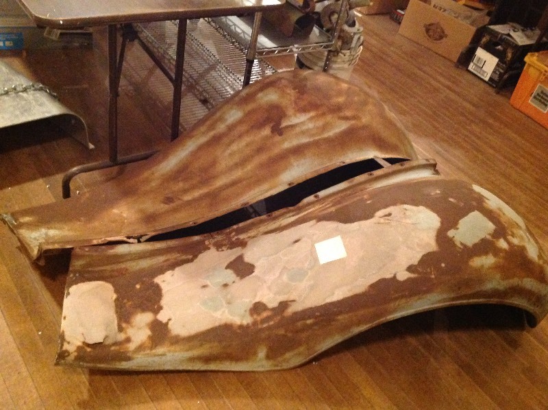 Set of 1936 Chevy Pickup Fenders