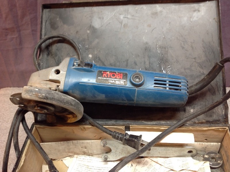 Ryobi 1 HP Angle Grinder