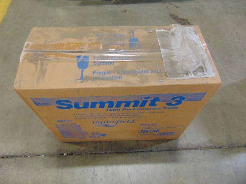 lot 60 image: Mansfield 386 Summit 1.6 GPF Toilet Tank Only