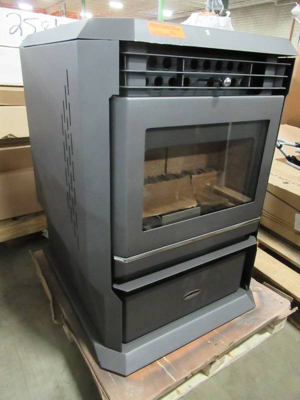 lot 121 image: Comfortbilt 3,000 sq. ft. EPA Certified Pellet Stove with Programmable Thermostat, HP61 - NEVER USED.