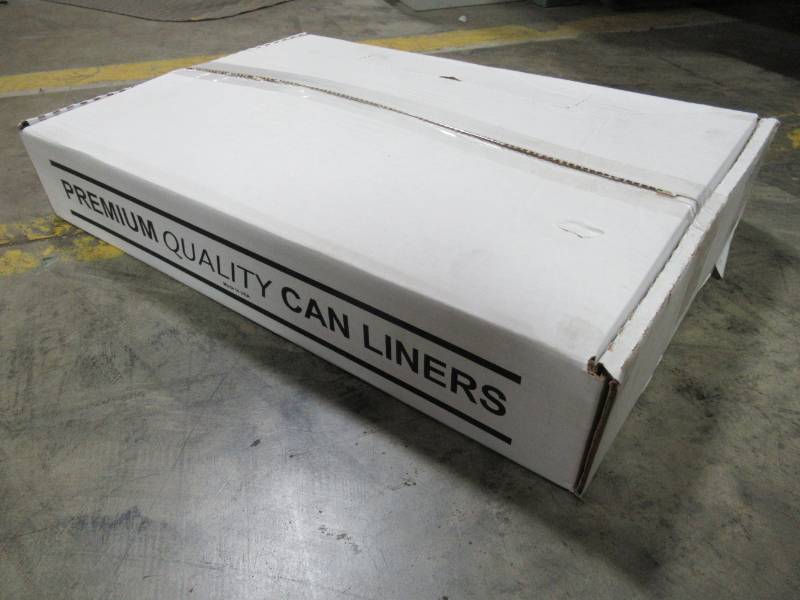 lot 124 image: Republic Bag 12 Gal. to 16 Gal. Natural High-Density Trash Bags 1000 CT., N243306CRE