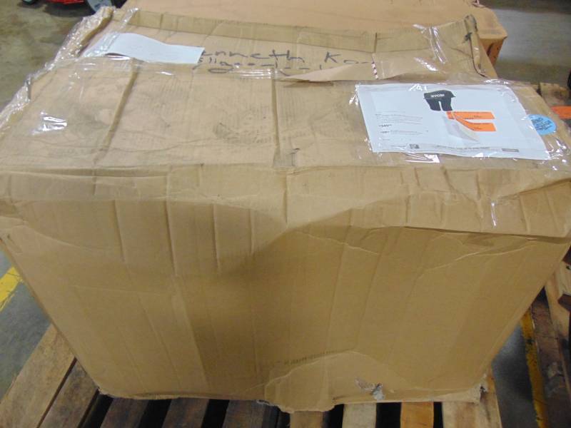 lot 74 image: Ryobi 38 in. 2-Bin Soft Bagger ACRM001