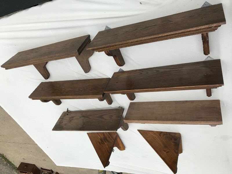 Handmade Oak Shelves