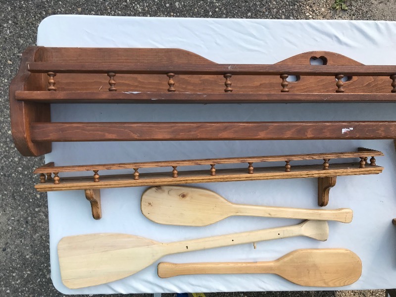 Handmade Shelves & Quilt Rod