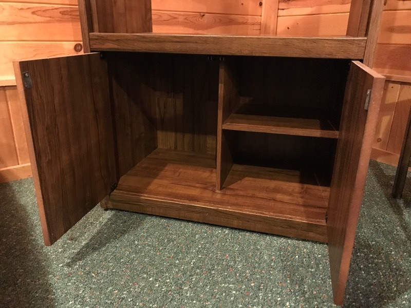 Entertainment Center & Ladder Shelf