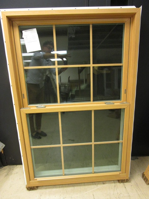 DOUBLE HUNG WINDOW WITH PANES