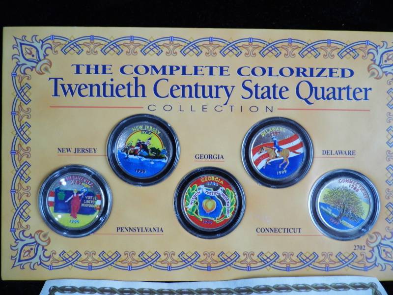 Colorized State Quarters