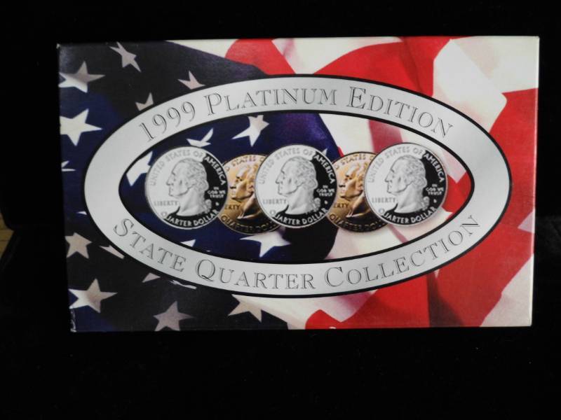 1999 State Quarters -Platinum Edition