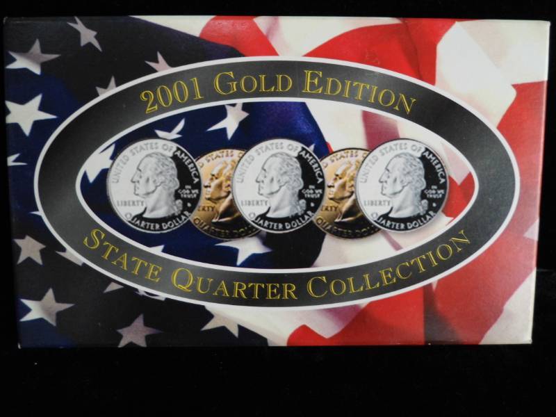 2001 State Quarters - Gold Edition