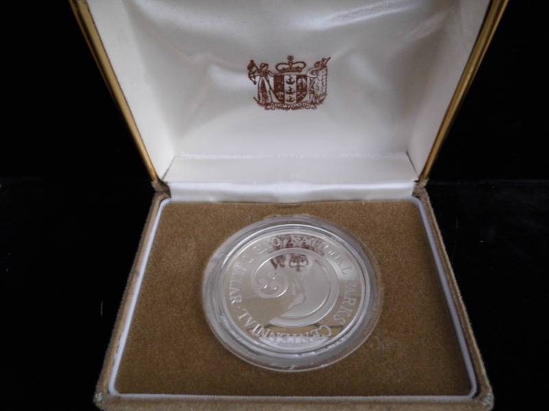1987 New Zealand .925 Proof Silver Dollar