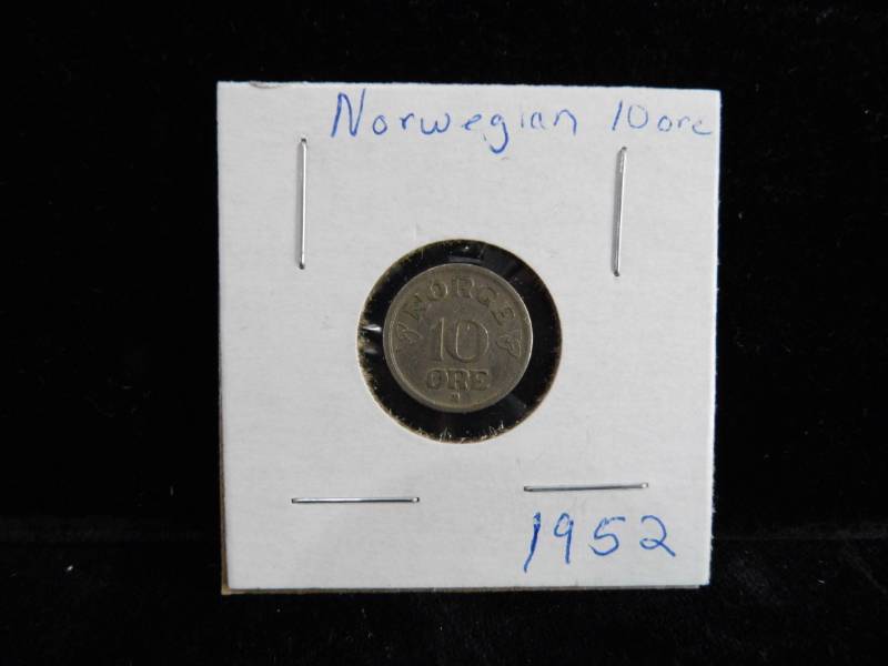 Norwegian 10 Orc Coin 1952