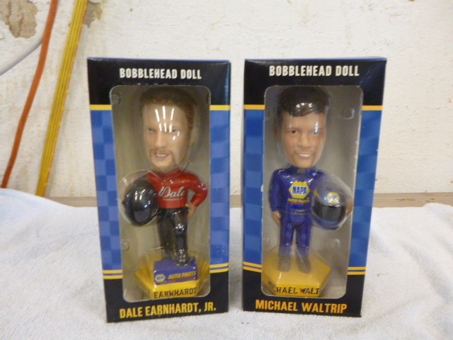 lot 17 image: 2 NAPA Bobblehead Dolls