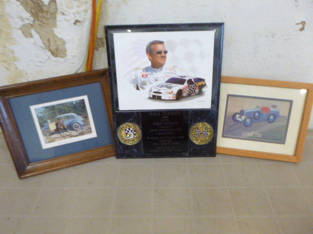 lot 56 image: Dale Jarrett #88 U.P.S. Ford Taurus Plaque