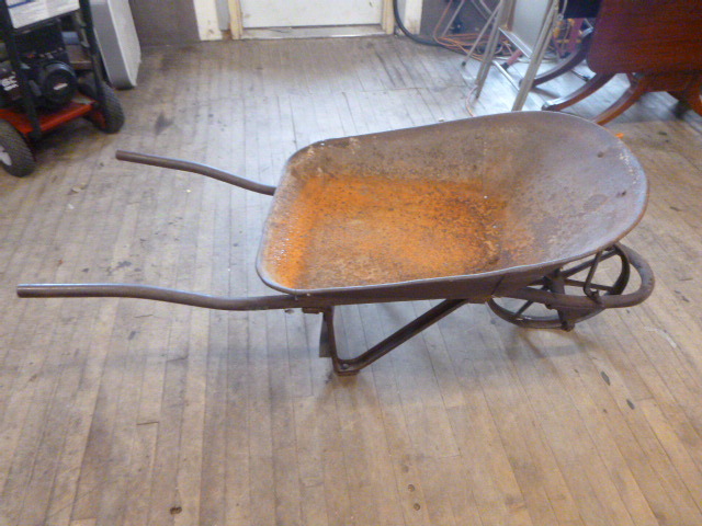 lot 57 image: Vintage Wheel Barrow