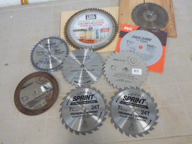 lot 77 image: Miscellaneous Saw Blades