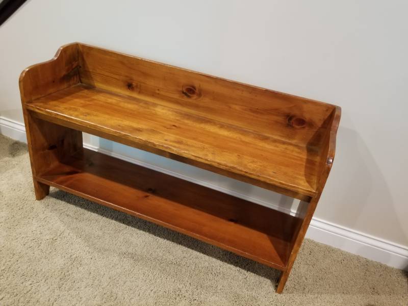 lot 42 image: Short Wood Bookcase