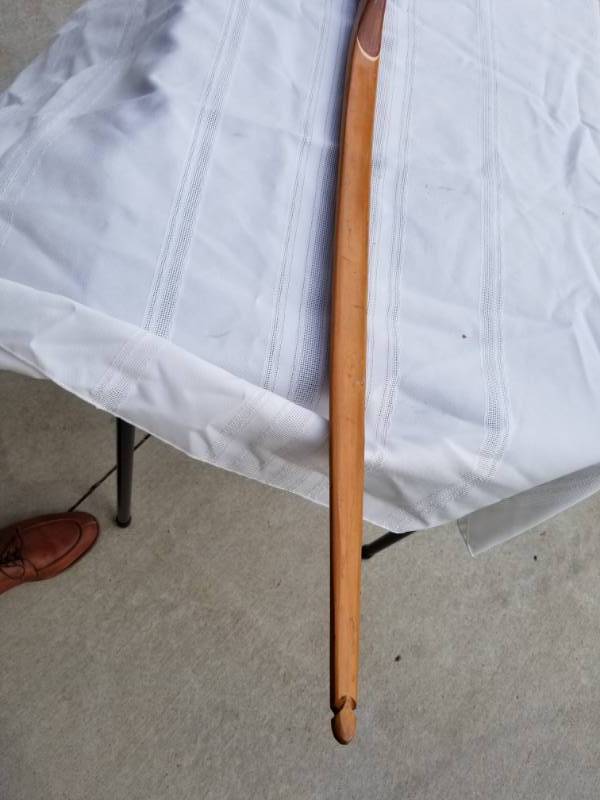 lot 38 image: Vintage Wood Longbow