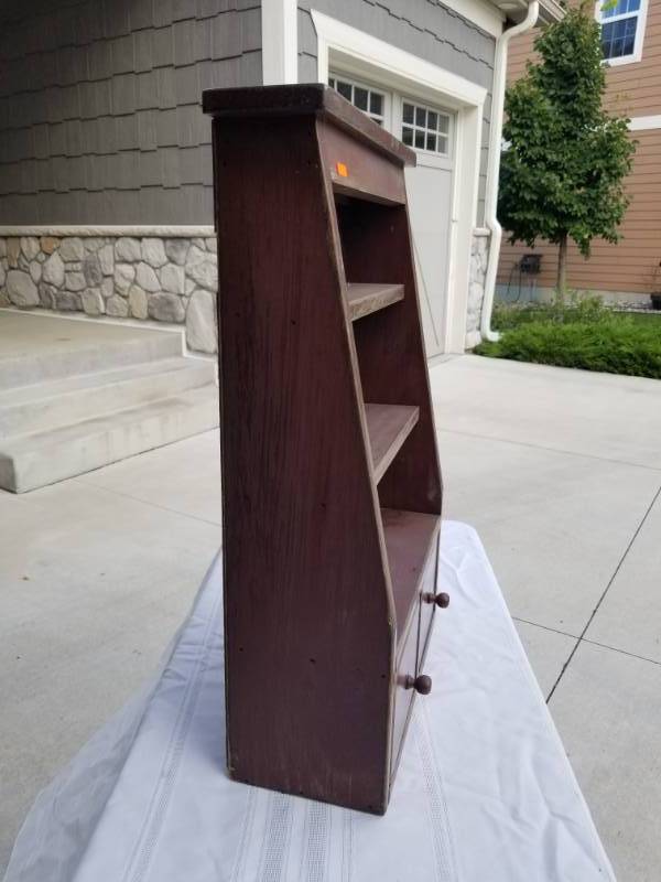 lot 74 image: Convenient Wall Hanging Storage Shelf