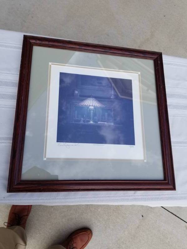 lot 53 image: Signed Tom Bojanowski Print - Huntersglow