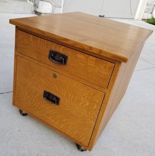 lot 18 image: Stickley Contemporary Wood Filing Cabinet