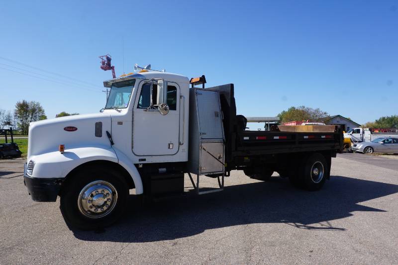 2002 Peterbuilt 330 SA Truck With ContractorLandscaper Dump Box