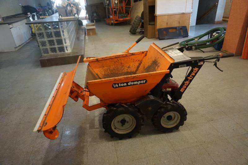 Muck Truck 14 Ton Power Dump Cart With Plow