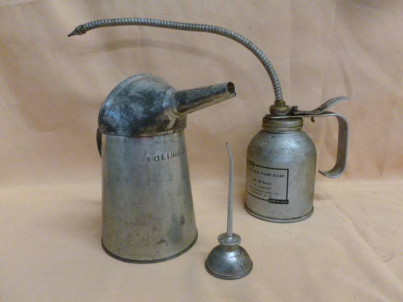 lot 55 image: Vintage Oil Cans